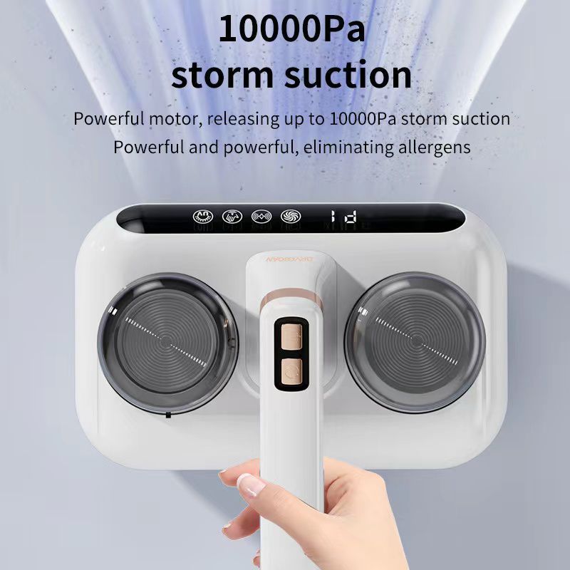 Ultra spin aspirapolvere battimaterasso con luce uv-c,, antiacaro, antibatterica, rimuove allergeni e polvere