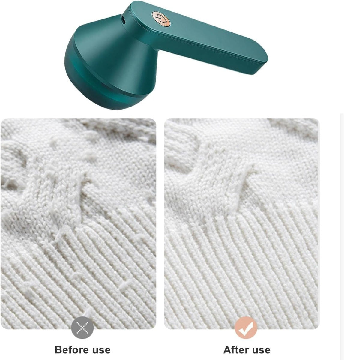 Rasoio per Tessuti Ricaricabile con Rimozione Pelucchi – Potente, Sicuro e Versatile