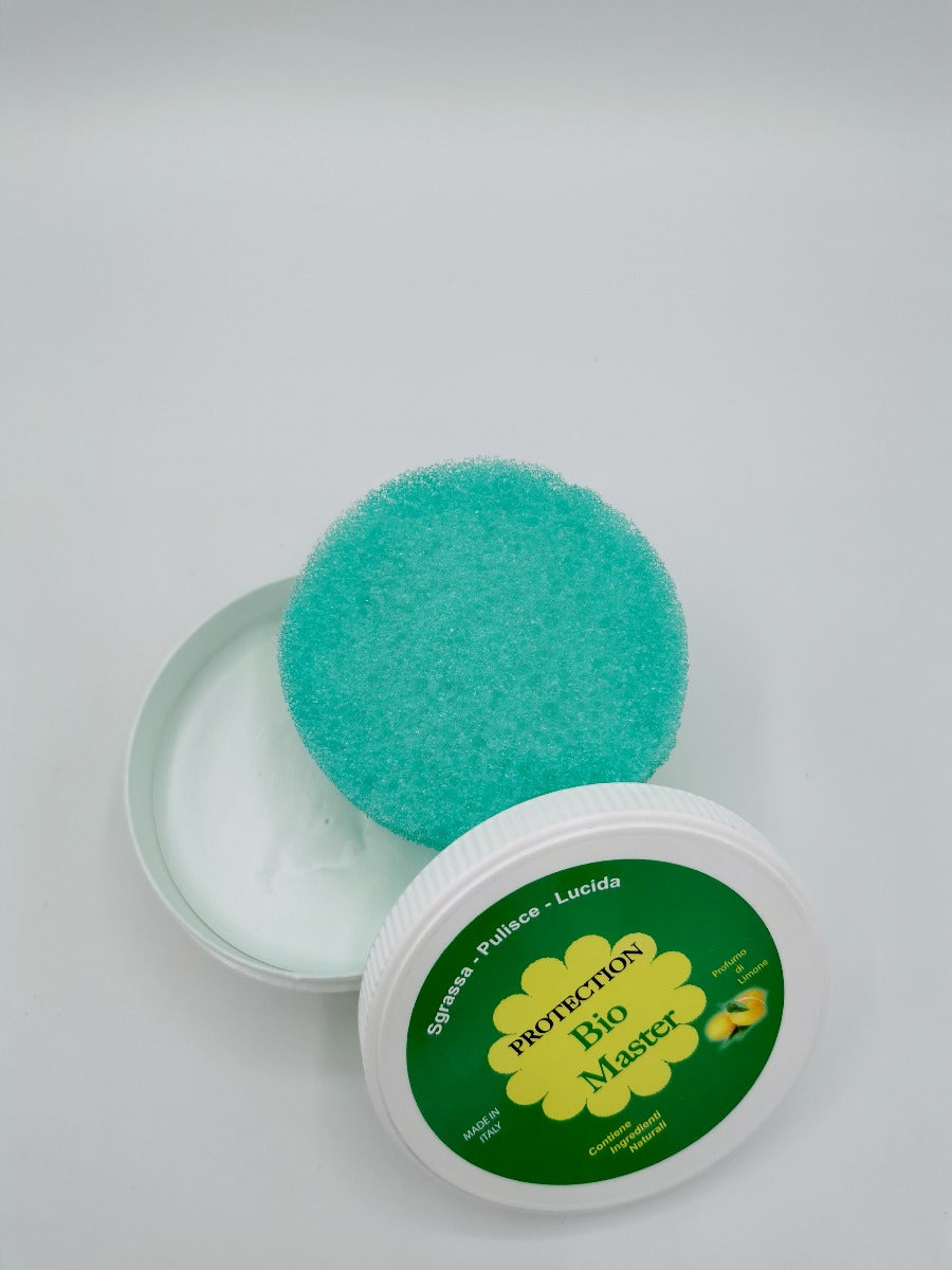 Detergente universale in pasta  con Spugna, profumazione al limone. Sgrassa - Pulisce- Lucida 100% biodegradabile