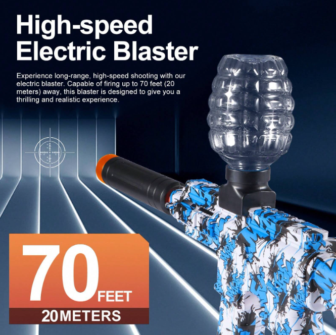 Pistola Giocattolo Elettrica M416 – Spara-Palline Ricaricabile per Giochi di Squadra all’Aperto