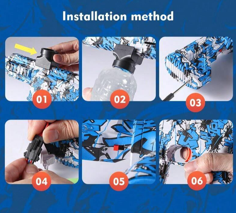 Pistola Giocattolo Elettrica M416 – Spara-Palline Ricaricabile per Giochi di Squadra all’Aperto