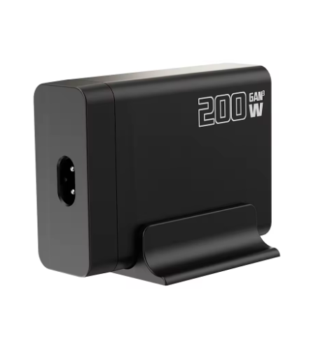 Caricabatterie USB-C 200W – Stazione di Ricarica Rapida GaN a 6 Porte