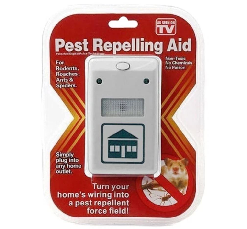 Dispositivo Repellente Ultrasuoni da Interno – Allontana Roditori, Topi, Ratti, Talpe, Formiche e Ragni