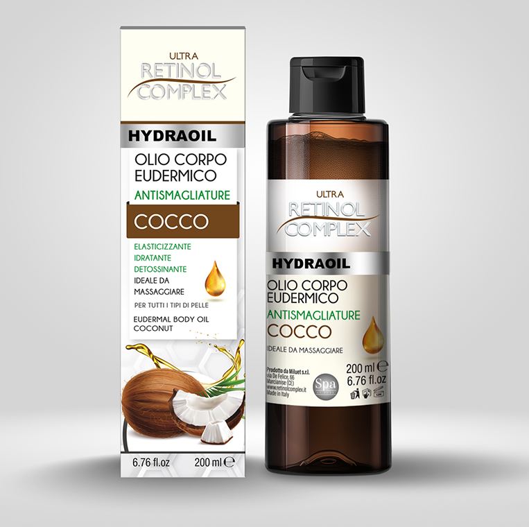 Olio Eudermico Corpo al Cocco 200ml – Nutriente ed Emolliente