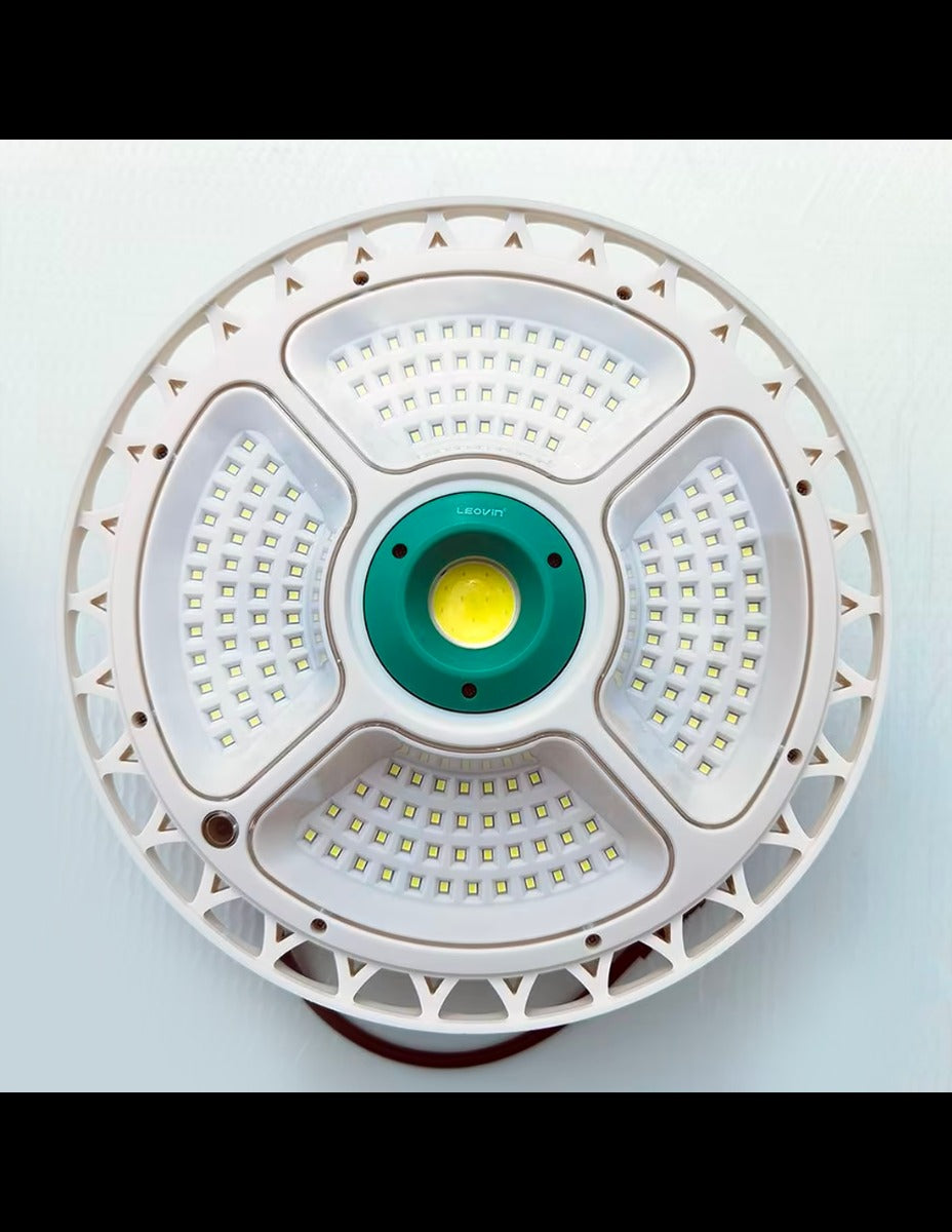 Lampada LED Plafoniera 400W con Pannello Solare e Telecomando