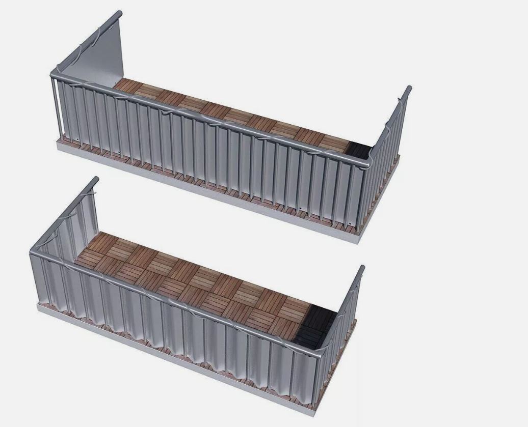 Telo Frangivista per Balcone Grigio 500x85 cm – Copertura Oscurante Impermeabile con Occhielli e Corde, Protezione UV 50+