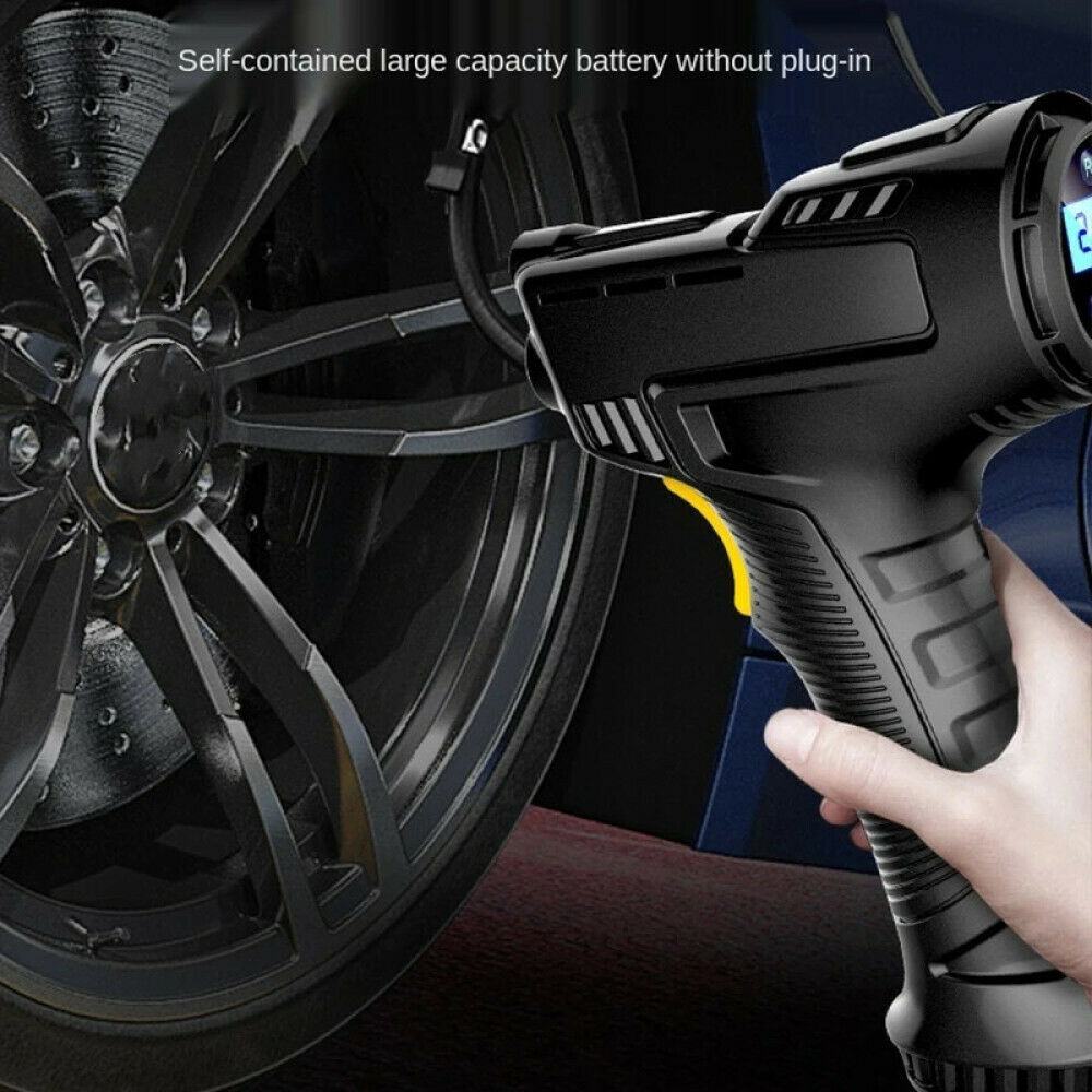 Compressore d'aria per auto senza fili da 120 W Gonfiatore per pneumatici digitale