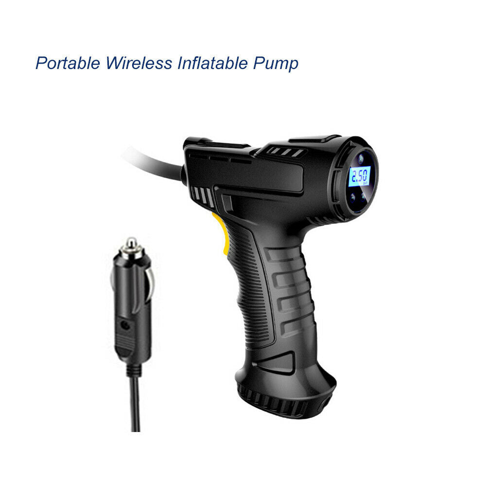 Compressore d'aria per auto senza fili da 120 W Gonfiatore per pneumatici digitale