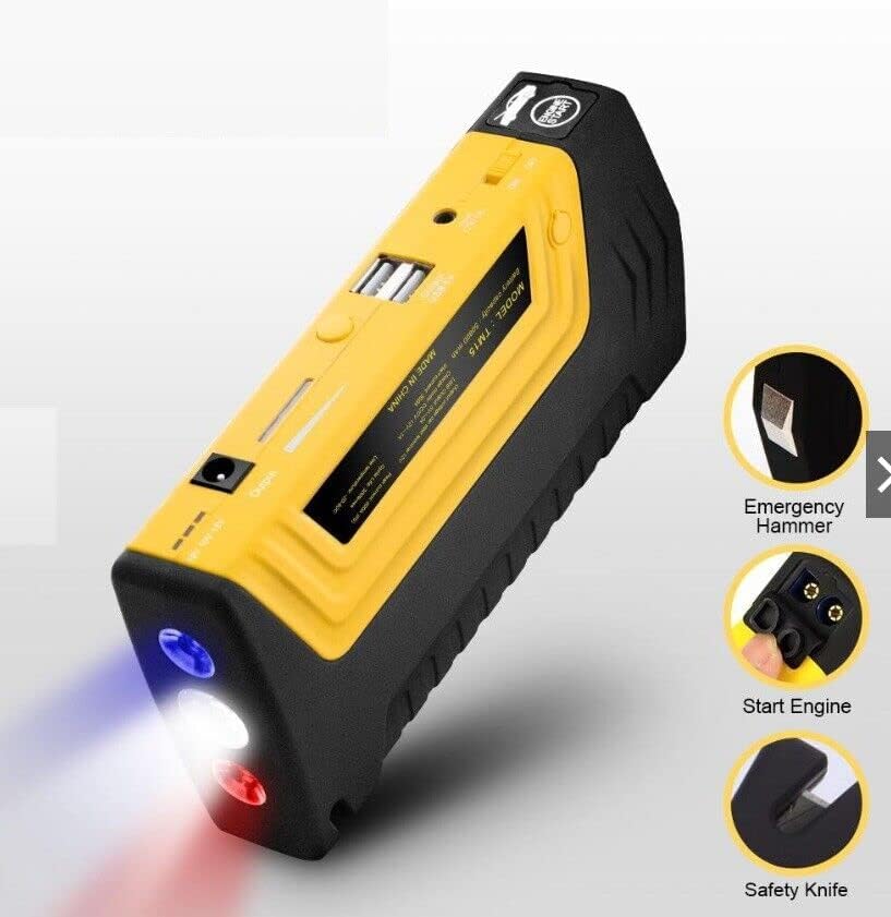 Auto Jump Starter 16800 mAh con Compressore d'Aria – Portatile e Multiuso