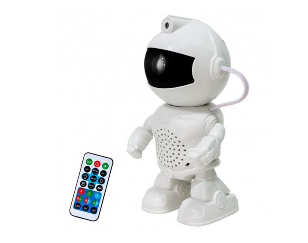 Proiettore Notturno Astronauta con Bluetooth, Nebulosa e Timer per Bambini – Lampada LED Stellare Decorativa